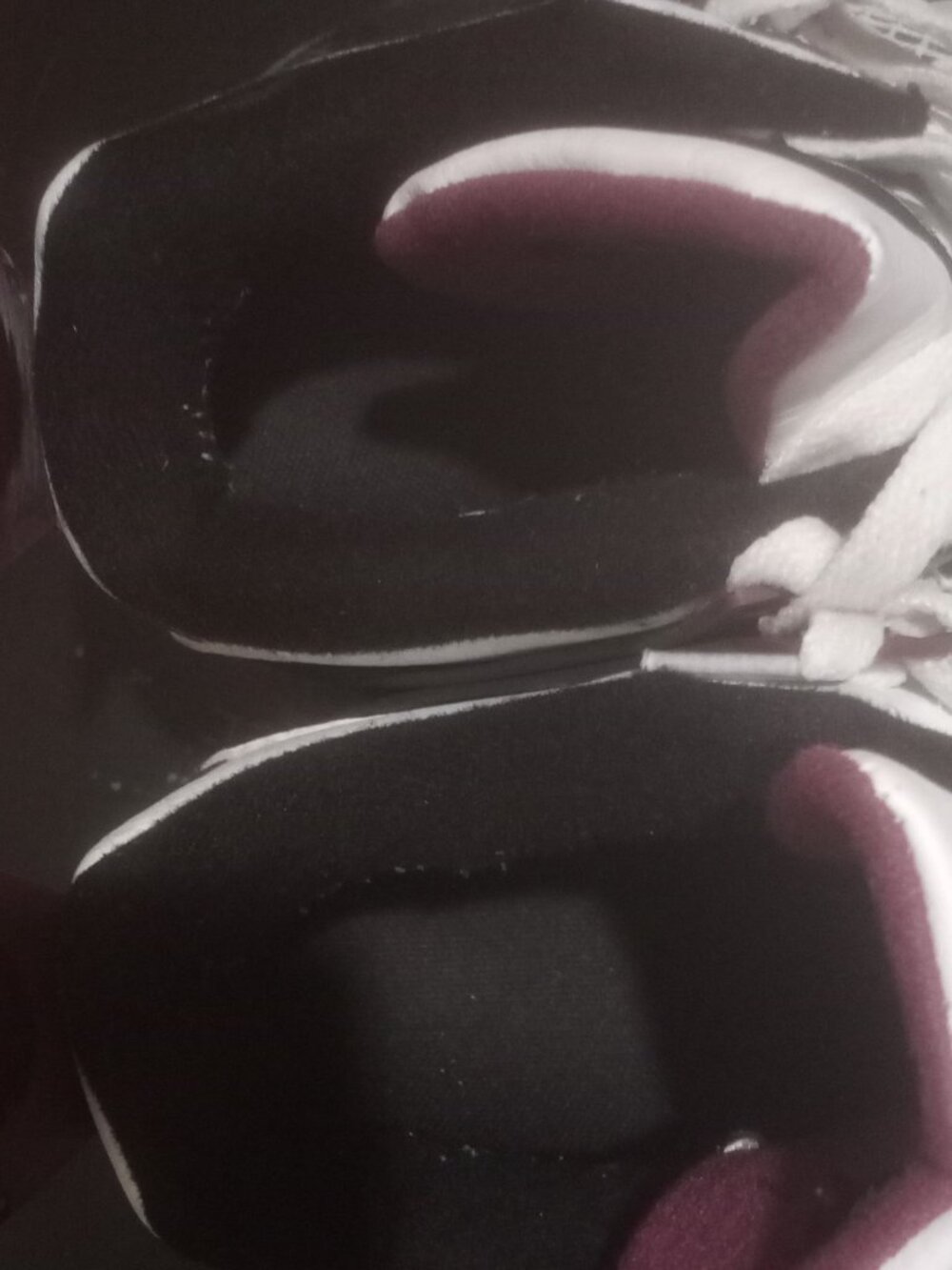 Jordan Air Jordan 4 Retro Paris Saint-Germain Bordeaux White Black Sneaker Sz 10 - Picture 14 of 15